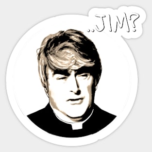 Father Ted's Answer Sticker